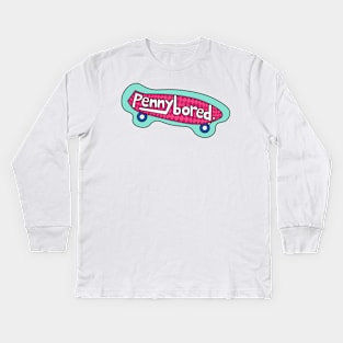 pennybored. logo 1 Kids Long Sleeve T-Shirt